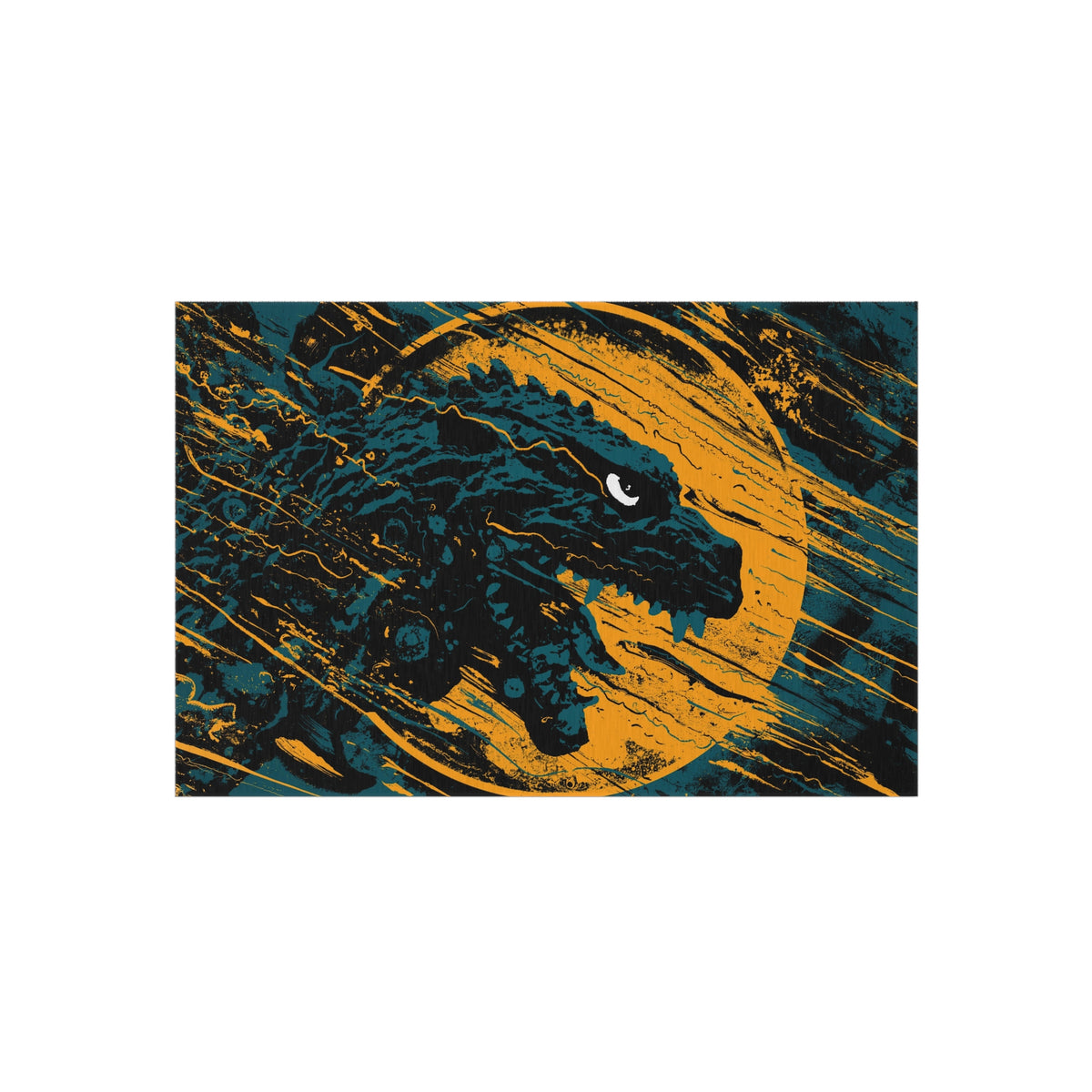 J. Bannon "Destroyer Of Worlds: Lightning" Indoor / Outdoor Rug