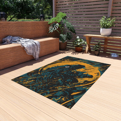J. Bannon "Destroyer Of Worlds: Lightning" Indoor / Outdoor Rug