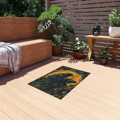 J. Bannon "Destroyer Of Worlds: Lightning" Indoor / Outdoor Rug