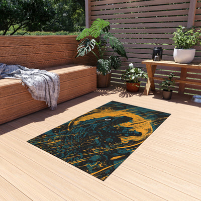 J. Bannon "Destroyer Of Worlds: Lightning" Indoor / Outdoor Rug