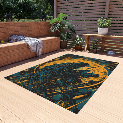 J. Bannon "Destroyer Of Worlds: Lightning" Indoor / Outdoor Rug
