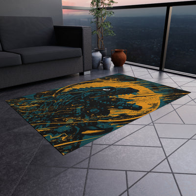 J. Bannon "Destroyer Of Worlds: Lightning" Indoor / Outdoor Rug