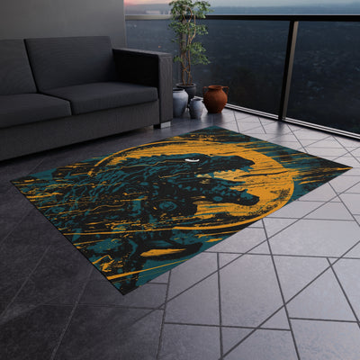 J. Bannon "Destroyer Of Worlds: Lightning" Indoor / Outdoor Rug