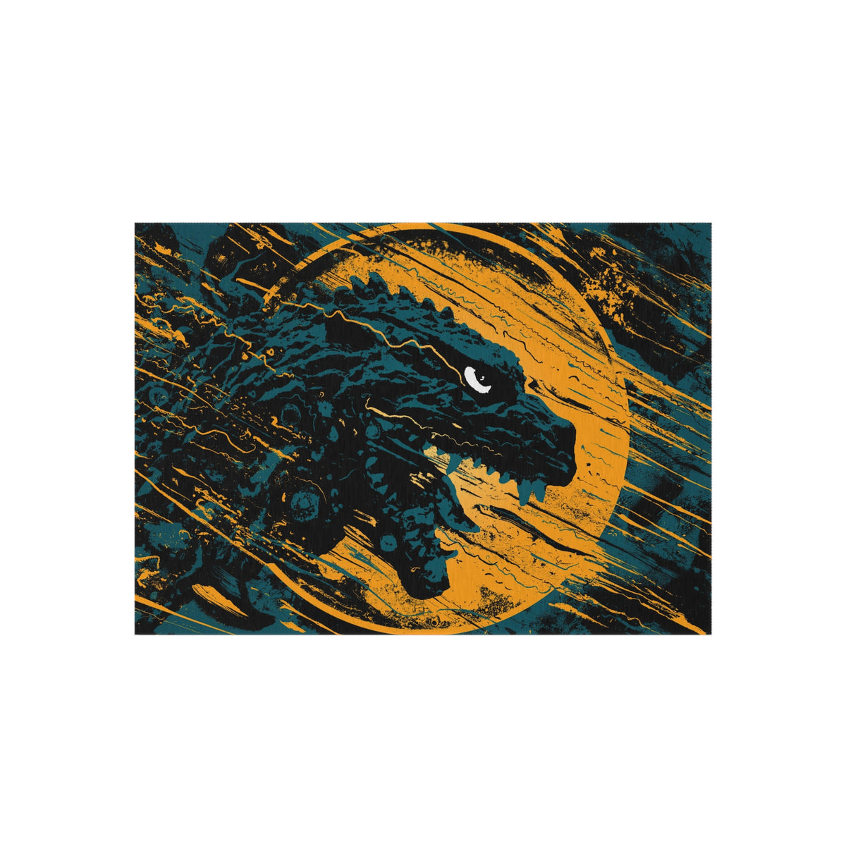 J. Bannon "Destroyer Of Worlds: Lightning" Indoor / Outdoor Rug