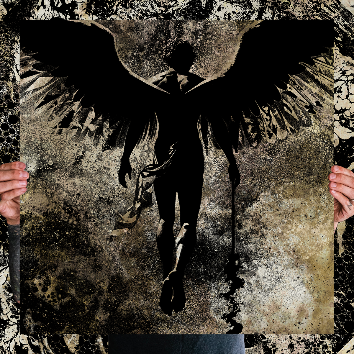 J. Bannon "Love Is Not Enough: Fallen Angel" Giclee Print