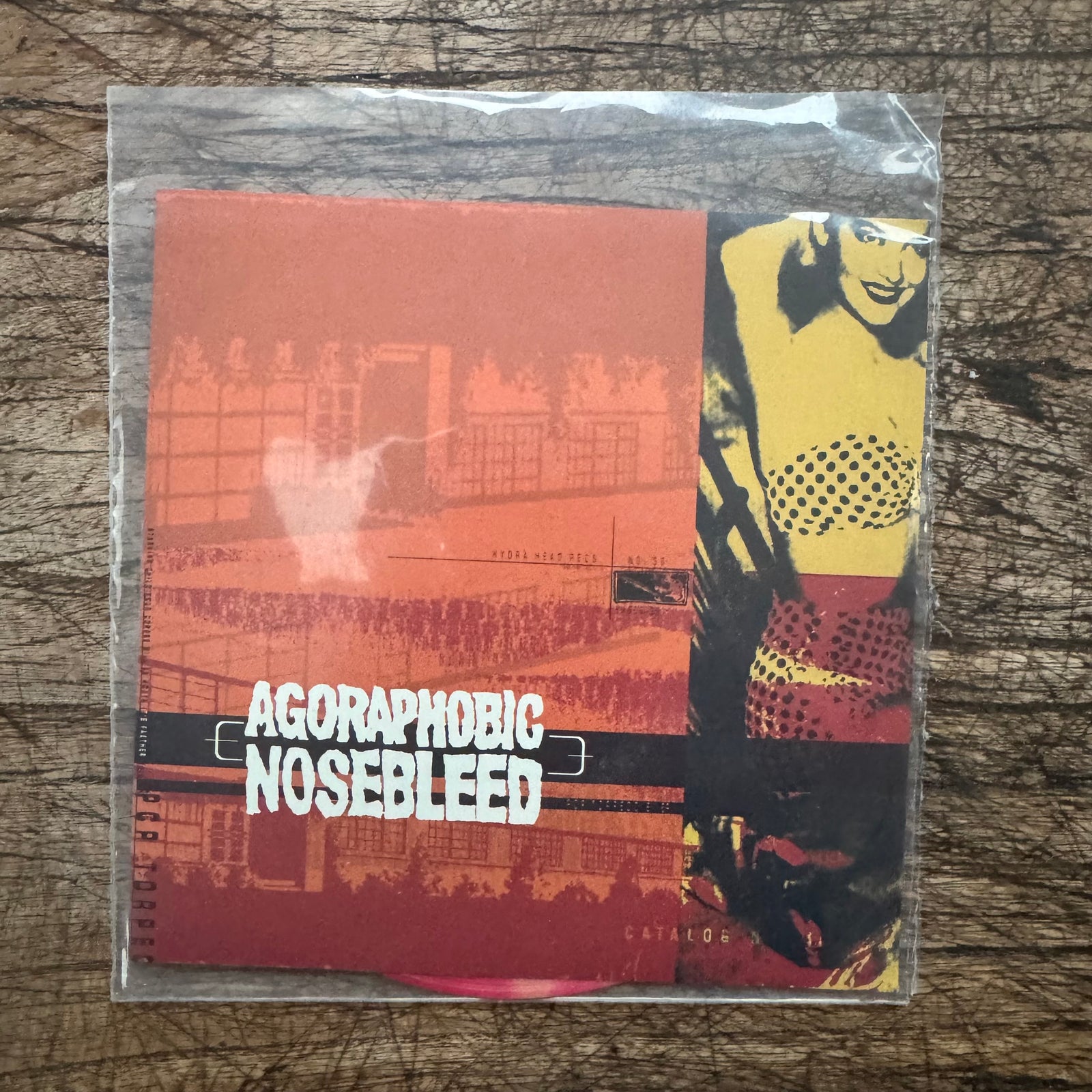Agoraphobic Nosebleed "PCP Torpedo" 6"EP (Opaque Red / Opaque Orange vinyl)