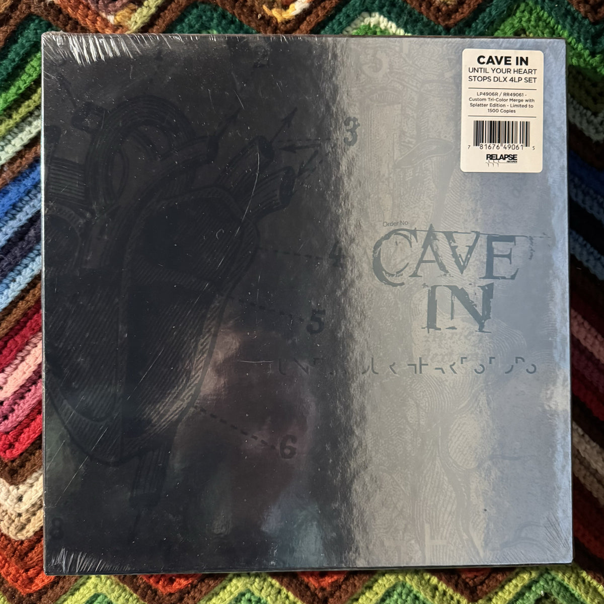 Cave In "Until Your Heart Stops" Box Set (Tr-color splatter)