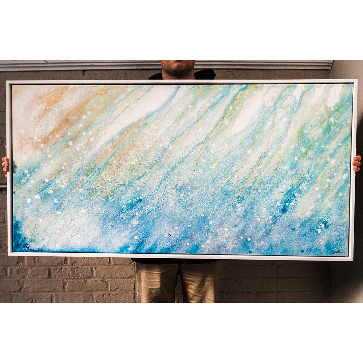 J. Bannon "Dunedevil: Large Canvas 001"  Original Mixed Media Piece