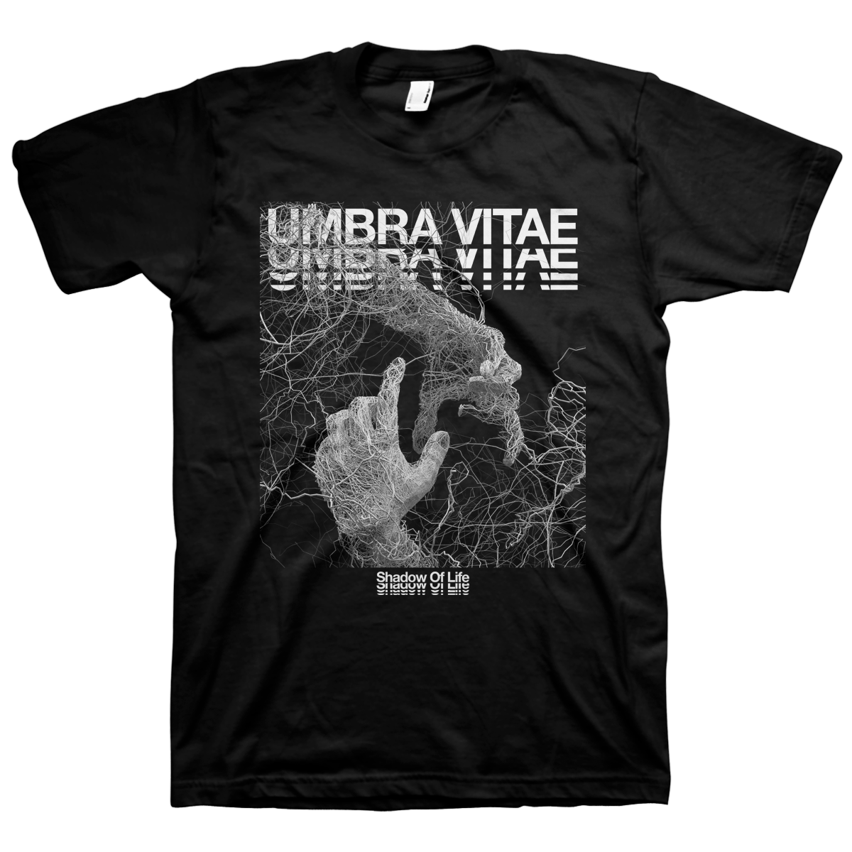 Umbra Vitae "Shadow of Life: Hands" Black T-Shirt
