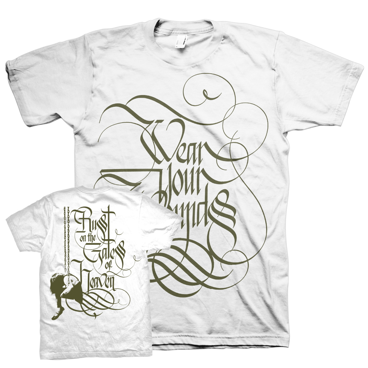 Wear Your Wounds "Swing Away: White" T-Shirt