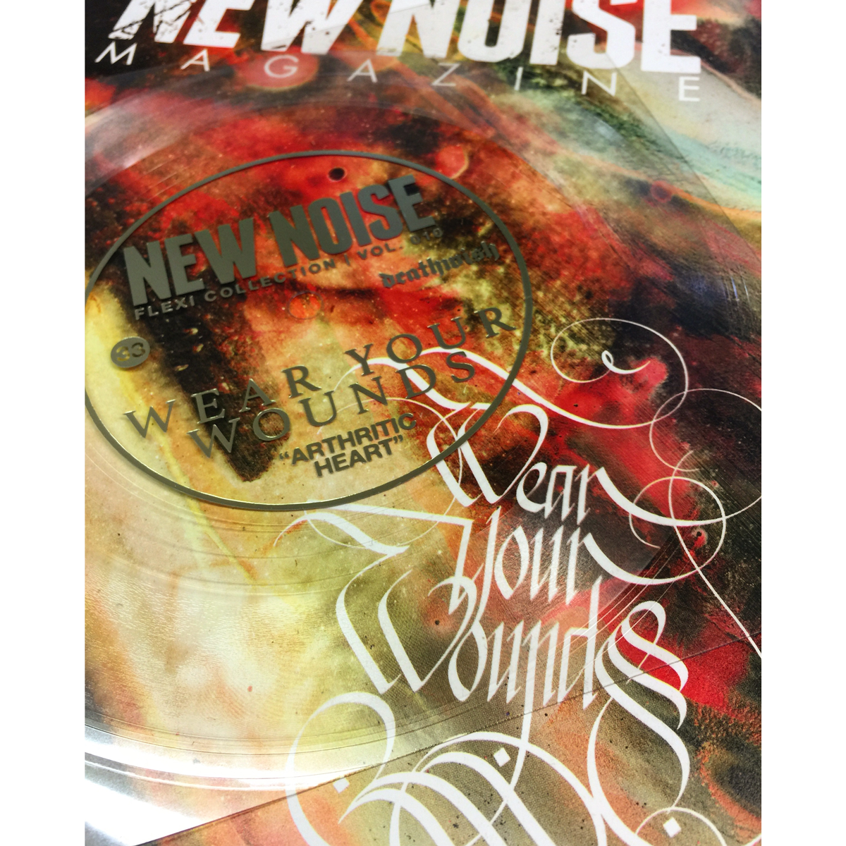 Wear Your Wounds "Arthritic Heart" 7" Flexi (w/ New Noise #31)